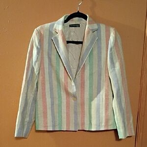 Breckenridge Multicolor Striped Blazer
